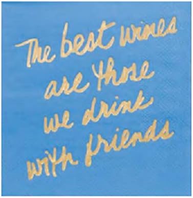 Дизайн 624-08408 Кърпа за напитки , която пием с приятели, многоцветен