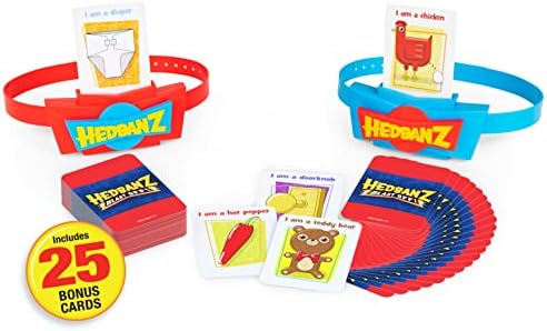 Хедбанз Извисява на въздуха! Играта в угадайку с 25 бонус карти за деца и семейства на възраст от 6 и повече години (специално за )