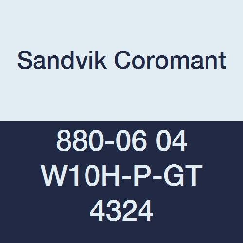 Е sandvik Coromant, 880-06 04 W10H-P-GT 4324, Сверлильная плоча CoroDrill 880, Твердосплавная, Квадратна, Правосторонний парче, марка