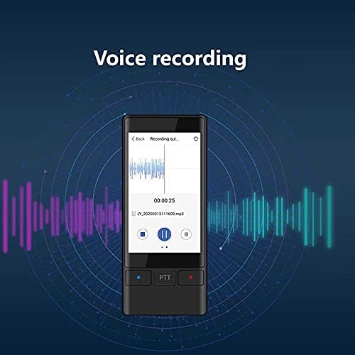 MJWDP Т8 интелигентен преводач миг гласово сканиране на снимки Подкрепа на допир екран Автономен портативен многоезичен превод (цвят: