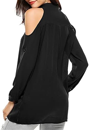 Дамски Однотонная тениска Andongnywell с открити рамене и Къс ръкав, Без Пуловер, Тениска с V-образно деколте
