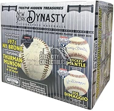 Бейзболна Скоростна Tristar Hidden Treasures 2023 С Автограф От New York Dynasty Box - Бейзболни Топки С Автографи