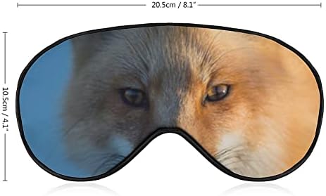 Мека Маска за очи Red Fox Затваря Очите Ефективна Затеняющей Превръзка Удобна Маска За Сън с Еластична Регулируема Каишка