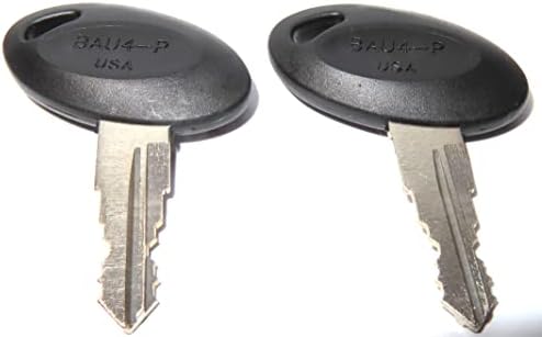 Ключове за къмпинг Ilco Bauer Ключове за дома на колела, издълбани по ваш номер на ключа от 701 до 730 Два работни ключ за ремаркето.