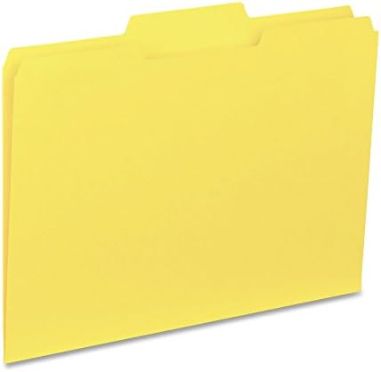 Цветна вътрешна папка за файлове, Business Source 1/3 от размера, жълти (43559)
