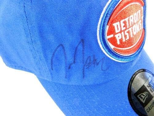 Регулируема Шапка New Era Detroit Pistons с автограф на Тим Фрейзър Auto черен цвят - Шапки от НБА и с автограф
