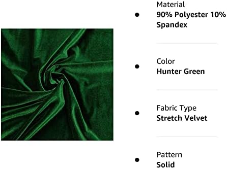 Pico Textiles 2 Ярд Болт - Лилава еластична кадифе плат - Продава се The Болт - най-различни цветове - идеални за шивашки дрехи, рокли,