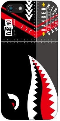YESNO Shark Черен (прозрачен) / за iPhone 5/SoftBank SAPIP5-PCCL-201-N070
