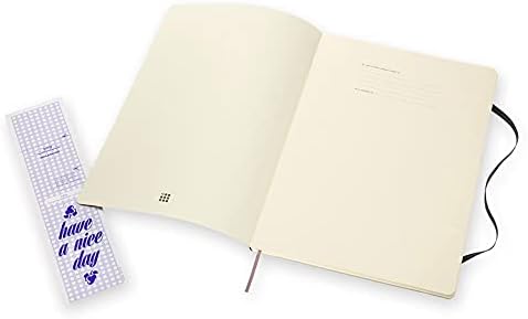 Бележник Moleskine Формат A4-21 x 29,7 см, Класически Бележник в скалата, Бележник с меки капак и еластична цип, в Черен цвят, 192 страници