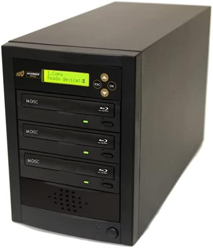 Копирна машина Acumen Disc 1-3 Blu-Ray Duplicator - Няколко 16x BD BDXL BD-R M-Disc CD / DVD Копирна машина за запис на копия в кулата