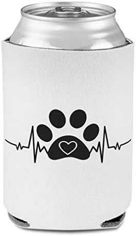 Ръкави за Консерви Охладител за Напитки Paw Dog Пет Love Heart Кучета Мама Акваланг Пяна Парти в Кръчма на Кутията