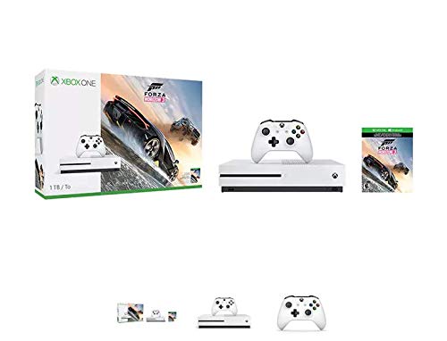 Пакет Microsoft Forza Horizon 3 обем 1 TB с черен контролер (Xbox One S)