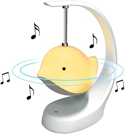 MEETULED Led нощна светлина Bluetooth Музикален Говорител, което променя Цвета, Детска Нощна Лампа за Спални от Момичета Момчета