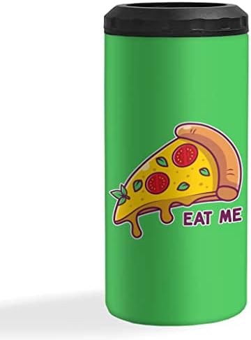 Охладител за фино буркани с изолация Eat Me Pizza - Сладко Can Cooler - Уникален Охладител за фино буркани с изолация