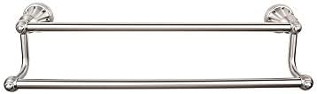Двойна вана Hudson 32.25, с монтиран на стената Телевизор Покритие: Матово Сатинированный никел