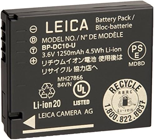 Литиево-йонна батерия Leica 18720 D-LUX 6 BP-DC 10 U (черен)