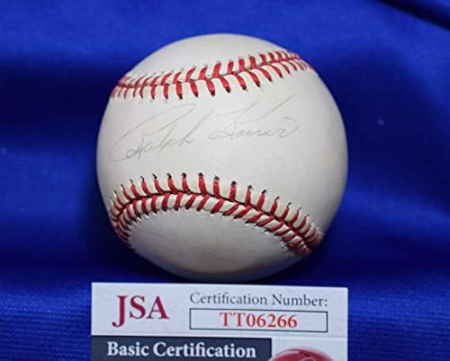 Ралф Остро Автограф JSA Coa Националната лийг бейзбол с автограф