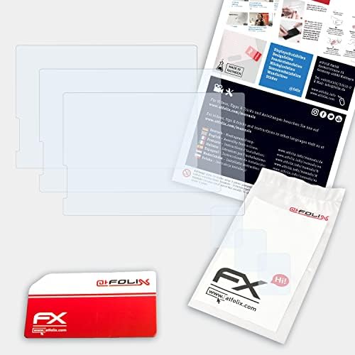 Защитно фолио atFoliX, съвместима със защитно фолио Campark ACT76-UK Screen Protector, Сверхчистая защитно фолио FX (комплект от 3)