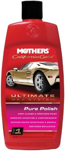 Полироль Mothers 07100-6 California Pure Gold Polish (Система Ultimate Wax, стъпка 1), - 16 унции (опаковка от 6 броя)