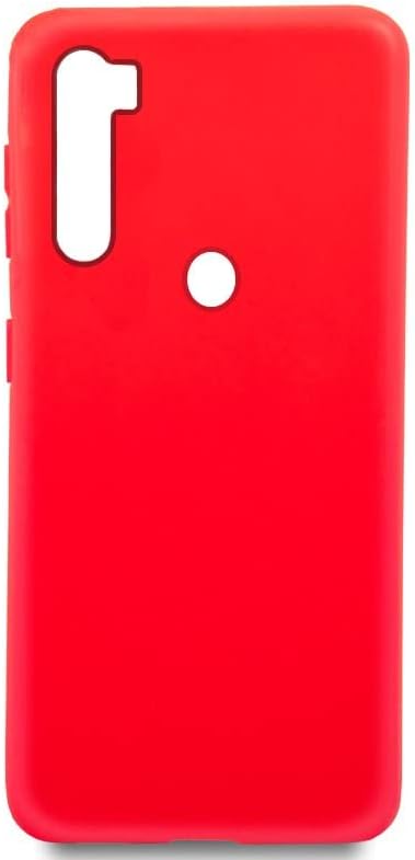 Страхотен Силиконов калъф за Xiaomi Redmi Note 8 / Note 8 (2021) Червен