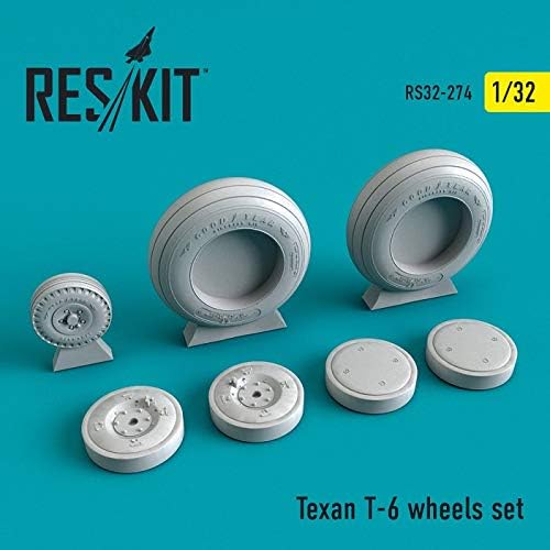 Комплект гуми Reskit RS32-0274 - 1/32 Тексас T-6 за мащабиране авиамодели