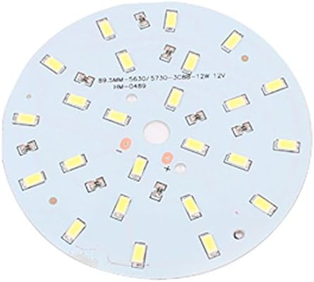 Aexit Реле тип дисково 12 W Чист Бял 24 SMD 5730 Led Прожектор Алуминиева Печатна платка Реле Основна Плоча