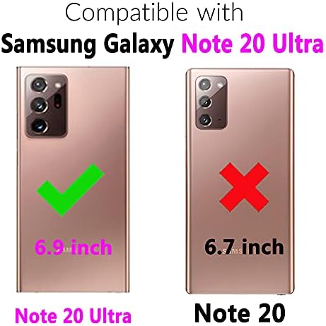 Съвместим с Samsung Galaxy Note 20 Ultra 5G Калъф за мобилен телефон с Магнитна стойка Вертикална стойка за каботажните Тънък Калъф от