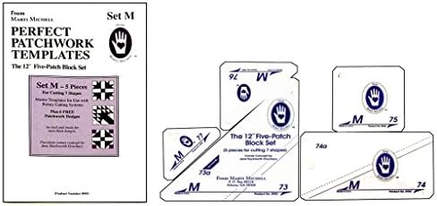 Шаблони Марти Мичъл - Набор от M - 12 инча. Набор от блокове 5 Петна