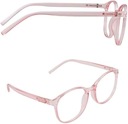 Реколта Кръгли Прогресивно Мультифокальные очила за Далекогледство LAMBBAA със Защита От Синя светлина