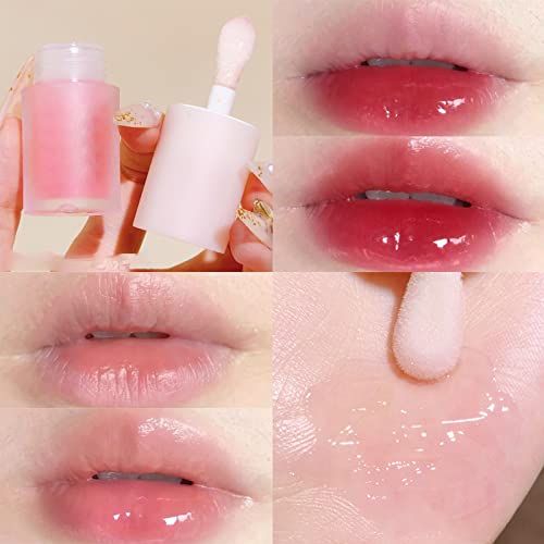 Блясък за устни е съвместим с апарат под 20 Прозрачна и хидратиращи Желейная текстура на масло за устни Лек и Хидратиращ Грижа за устните
