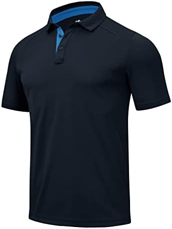Мъжки ризи за голф YSENTO Бързосъхнеща Риза с къси ръкави Performance с Къс ръкав на 3 копчета