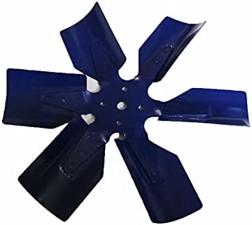 Вентилатор за Охлаждане на радиатора TAURISH С 6 Стоманени Остриета, Оцветени В Син Цвят За Трактори 3600
