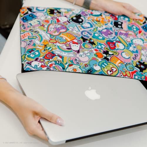 Калъф за лаптоп Sonix x Sanrio, сгъваем калъф и стойка, съвместима с повечето 15-инчов лаптоп (Hello Kitty и Friends)