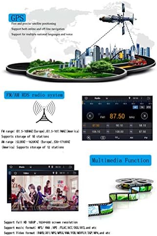 XISEDO Android 8,0 Кола стерео 7 в Тире Авторадио 2 Din Главното устройство 8-Ядрен RAM 4G ROM 32G Сателитна навигация Автомобилен GPS