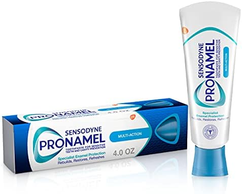 Sensodyne Pronamel Многофункционална паста за зъби за чувствителни зъби, за възстановяване и укрепване на емайла, Почистване Мента -