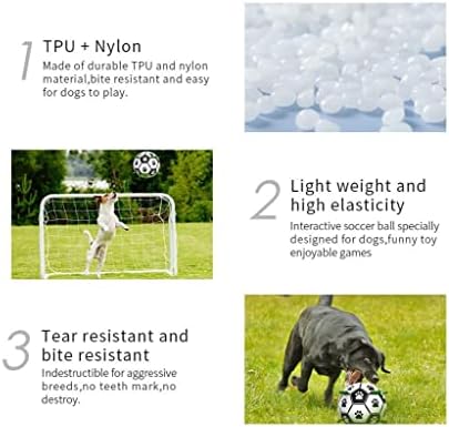 Футболна топка за кучета ZP-PY с Джапанки, Куче Писклив Топки за вътрешна и Външна употреба, Интерактивни Играчки за домашни Животни,