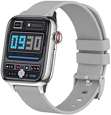 Умен часовник Bzdzmqm за жени и мъже, Многофункционални умен часовник Bluetooth 5.1, метален корпус с едно докосване на екрана 1,69 инча,