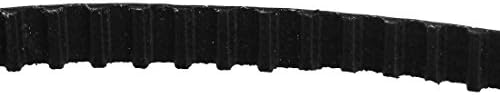 Aexit 130XL Гумени Лебедки, Крикове и Шайби времето Колан със Затворен Контур Черен 330 мм Обиколката 6 мм Широчина на Шайби 2 елемента