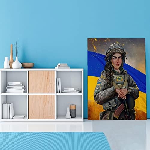 Военен художествен Плакат на Изкуството на Войната на Украинската Армия Арт Плакат (2) Платно за Живопис Плакати и Щампи Стенни Художествени