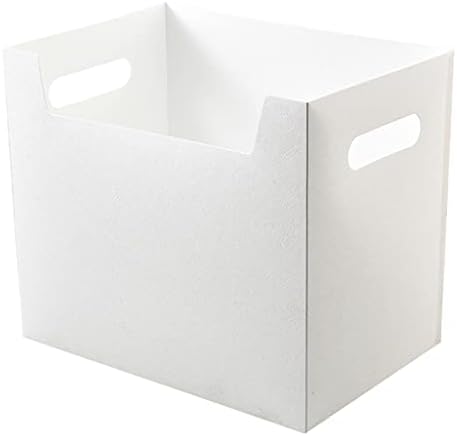 Кутия за съхранение на файлове на office документи TJLSS Пластмасова Сгъваема Маса богат на функции За Съхранение на книги, всяка всячины, Канцеларски материали (Цвят: One