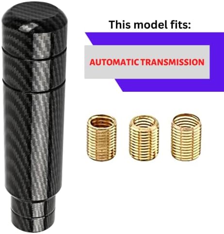 Дръжка за превключване на предавките в стил въглеродни влакна САМО за автоматична скоростна кутия - Утяжеленная Дръжка на скоростния