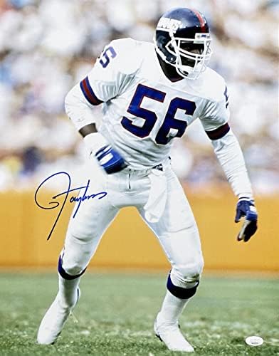 Лорънс Тейлър Подписа Снимка 16x20 New York Giants JSA ITP - Снимки NFL с автограф
