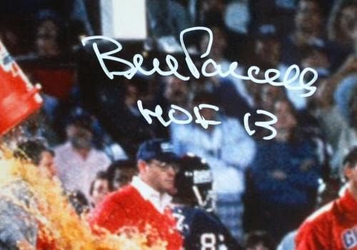 Снимка на Бил Парселлса с автограф 16x20 ню ЙОРК Джайънтс 1st Gatorade В душата - Холографска снимка на БА W - Снимки NFL с автограф