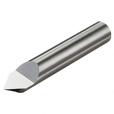 Гравиране нож Micro 100 RSC-500-1 - Съвет - Едностранно, ъгъл на наклон 60 °, офсетов джолан 1/2 Диаметър 004 инча, дължина на разреза