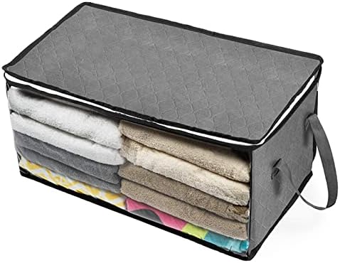 DBYLXMN Голяма Чанта За съхранение на дрехи С Прозрачен Прозорец От Плътен Нетъкан текстил Под Леглото, Организаторите за опаковане,