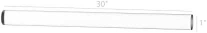 FixtureDisplays® Акрилни прът с диаметър от 25 мм (номинална 1 инч) с дължина 30 инча, Плексигласовая Пръчка, Прозрачен Люцитовый Дюбел,