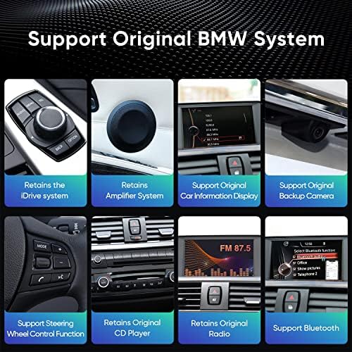 10,25-инчов IPS Сензорен Екран Стерео Безжичен CarPlay Безжичен Andriod Автомобил за BMW1 и 2 Серии със система NBT, Bluetooth 4,0, Навигация,