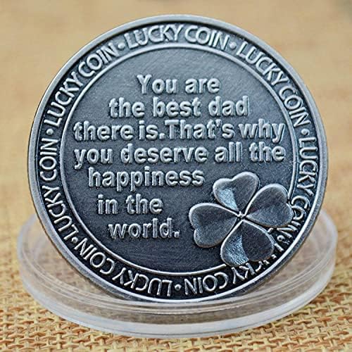 Ada Криптовалюта Любима Монета Възпоменателна Монета Сребърно Покритие Медал Щастлив Баща Монета Повикване Щастливата Монета Са Подбрани
