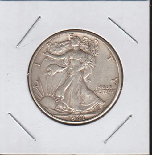 1941 D Liberty Walking (1916-1947) (90% сребро) Избор на полдоллара, много е добър