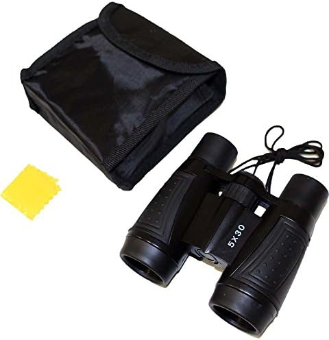 Бинокъл ToolUSA 5x Спортен черен цвят с прозрачни лещи 30 мм: MG-B-00222
